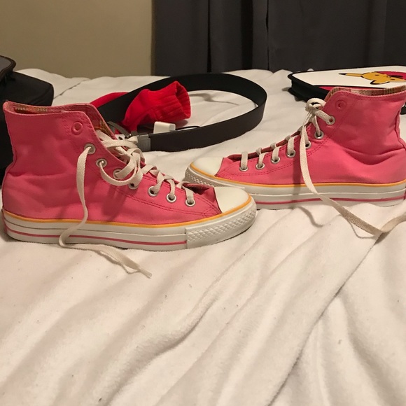 Pink All-Star converse 9 Womens - Picture 4 of 5